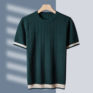 Blake Luxe Knitwear T-Shirt In Green