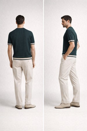 Blake Luxe Knitwear T-Shirt In Green